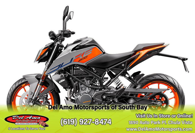 2023 KTM 200 DUKE  in a ORANGE exterior color. Del Amo Motorsports of South Bay (619) 547-1937 delamomotorsports.com 