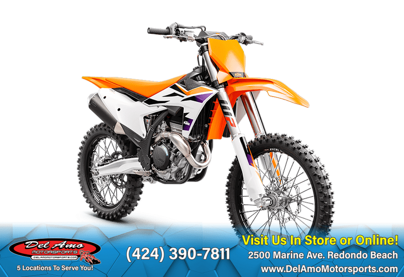 2024 KTM 350 SX-F  in a ORANGE exterior color. Del Amo Motorsports of Redondo Beach (424) 304-1660 delamomotorsports.com 