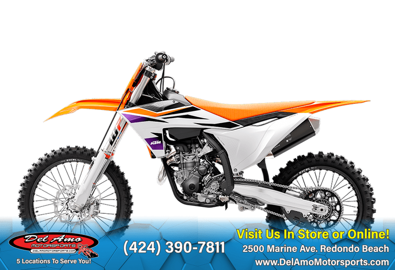 2024 KTM 350 SX-F  in a ORANGE exterior color. Del Amo Motorsports of Redondo Beach (424) 304-1660 delamomotorsports.com 