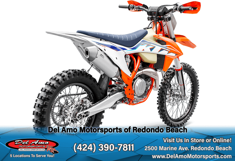 2024 KTM 450 XC-F  in a ORANGE exterior color. Del Amo Motorsports of Redondo Beach (424) 304-1660 delamomotorsports.com 