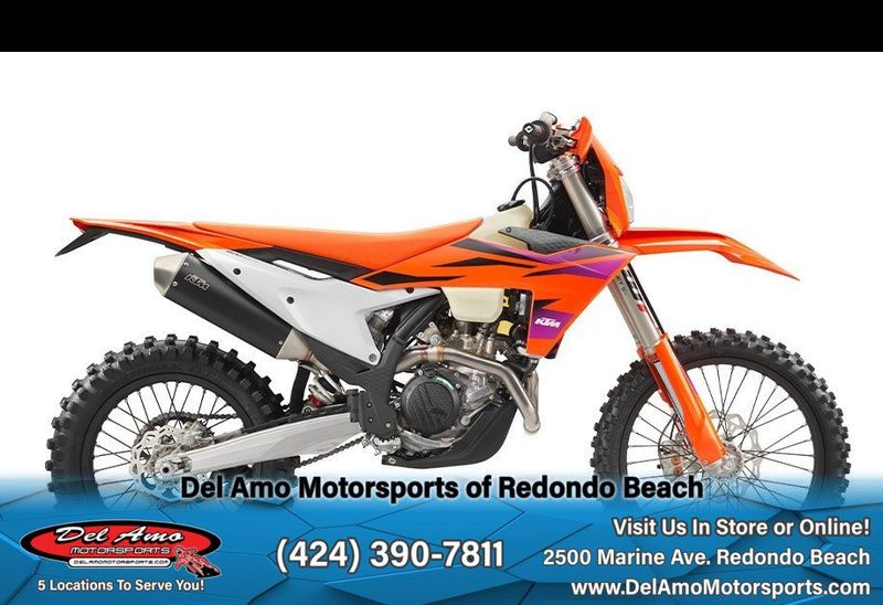 2024 KTM 500 EXC-F SIX DAYS  in a WHITE/ORANGE exterior color. Del Amo Motorsports of Redondo Beach (424) 304-1660 delamomotorsports.com 