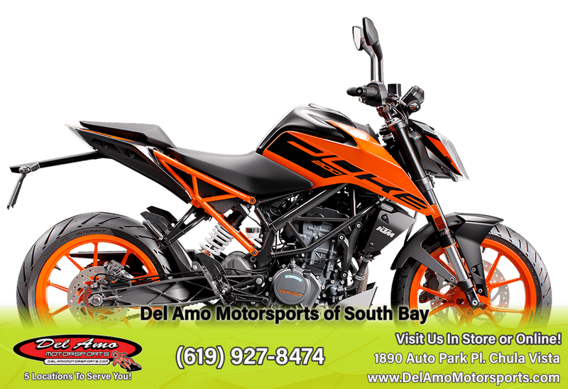 2023 KTM 200 DUKE  in a ORANGE exterior color. Del Amo Motorsports of South Bay (619) 547-1937 delamomotorsports.com 