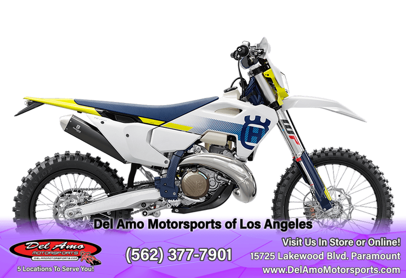 2024 HUSQVARNA TE 250  in a WHITE exterior color. Del Amo Motorsports of Los Angeles (562) 262-9181 delamomotorsports.com 