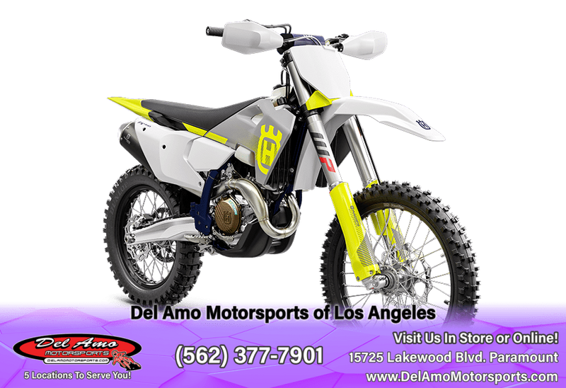 2024 HUSQVARNA FX 450  in a WHITE exterior color. Del Amo Motorsports of Los Angeles (562) 262-9181 delamomotorsports.com 