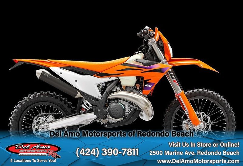 2024 KTM 250 XC-W  in a ORANGE exterior color. Del Amo Motorsports of Redondo Beach (424) 304-1660 delamomotorsports.com 