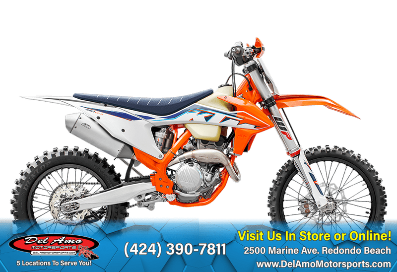 2024 KTM 250 XC-F  in a ORANGE exterior color. Del Amo Motorsports of Redondo Beach (424) 304-1660 delamomotorsports.com 