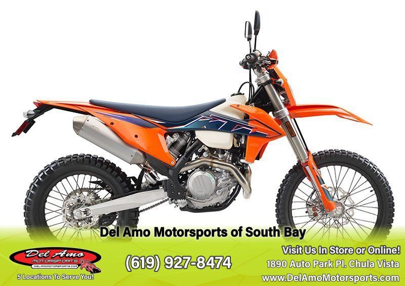 2024 KTM 500 EXC-F  in a ORANGE exterior color. Del Amo Motorsports of South Bay (619) 547-1937 delamomotorsports.com 