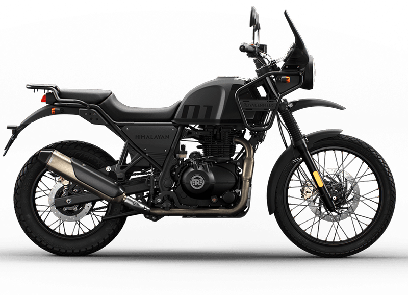 2023 Royal Enfield Himalayan in a Granite Black exterior color. Motorcycles of Dulles 571.934.4450 motorcyclesofdulles.com 