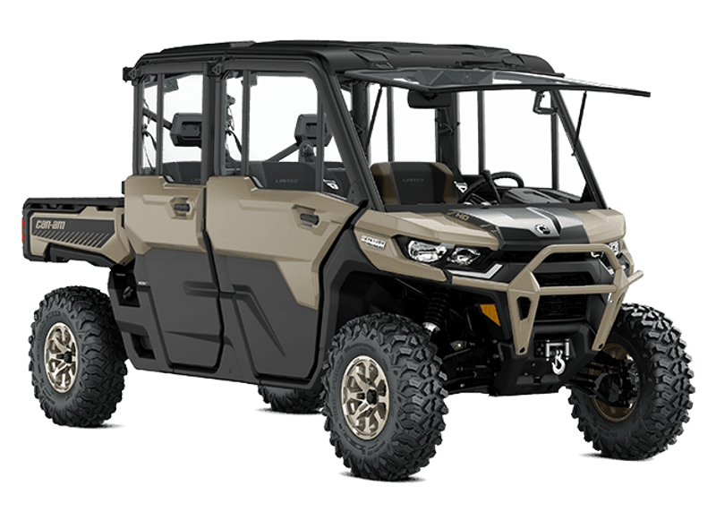 2024 Can-Am DEFENDER MAX LIMITED HD10 DESERT TAN AND TIMELESS BLACKImage 1
