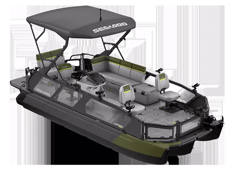 NEW 2026 SEADOO SWITCH FISH 21 300HP WITH GALVANIZED TRAILER Image 1