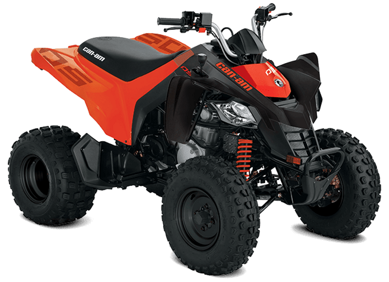 2025 Can-Am DS 2X4 2504ST BLACK AND CANAM REDImage 1