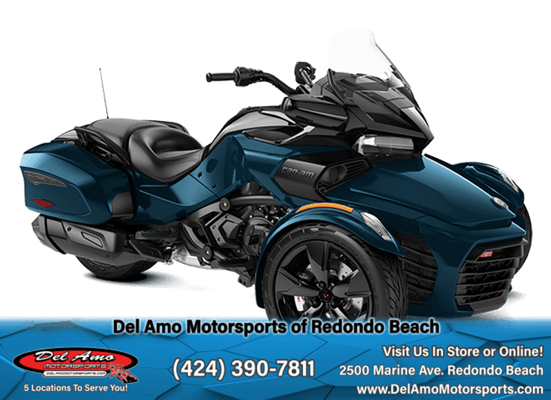 2023 Can-Am H8PF  in a PETROL METALLIC / DARK exterior color. Del Amo Motorsports of Redondo Beach (424) 304-1660 delamomotorsports.com 