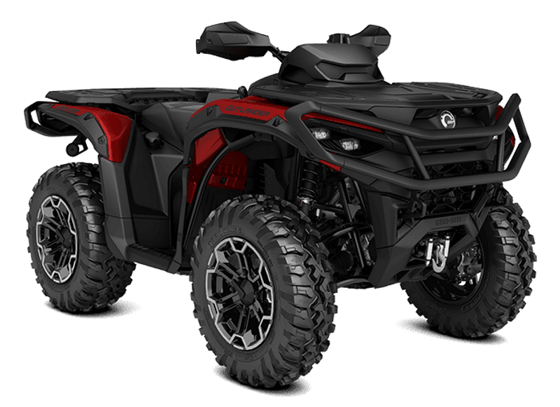 2025 Can-Am OUTLANDER XTP 1000R MINERAL GREY AND ORANGE CRUSH Image 3