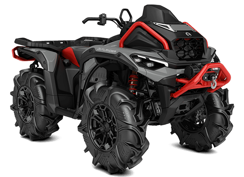 2025 Can-Am OUTLANDER X MR 1000R GRANITE GREY AND LEGION RED Image 1