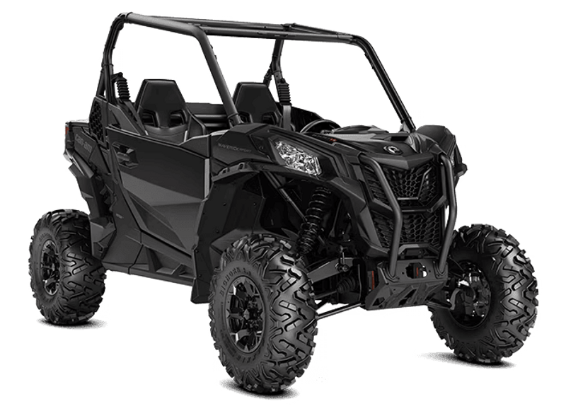 NEW 2026 CAN-AM MAVERICK SPORT DPS 1000R  in a TRIPLE BLACK exterior color. Family PowerSports (877) 886-1997 familypowersports.com