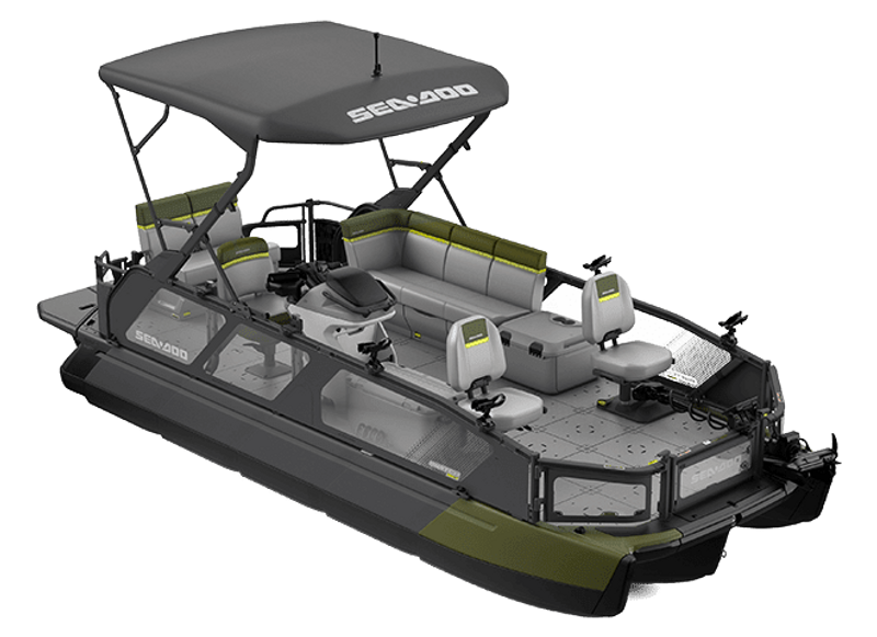 NEW 2026 SEADOO SWITCH FISH 21 300HP WITH GALVANIZED TRAILER Image 1