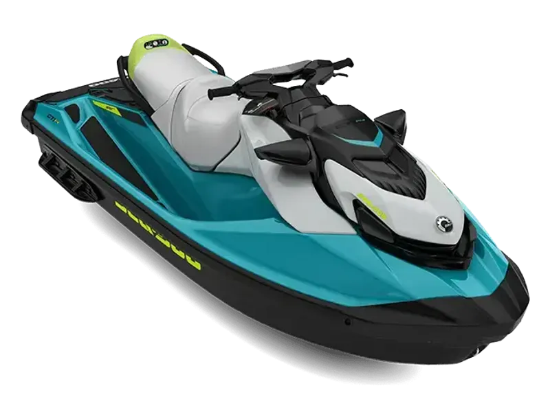 2025 SEA DOO GTI SE 170  in a Teal Blue/Manta Green exterior color. Powersports of Modesto (209) 524-2955 modestopowersports.com 