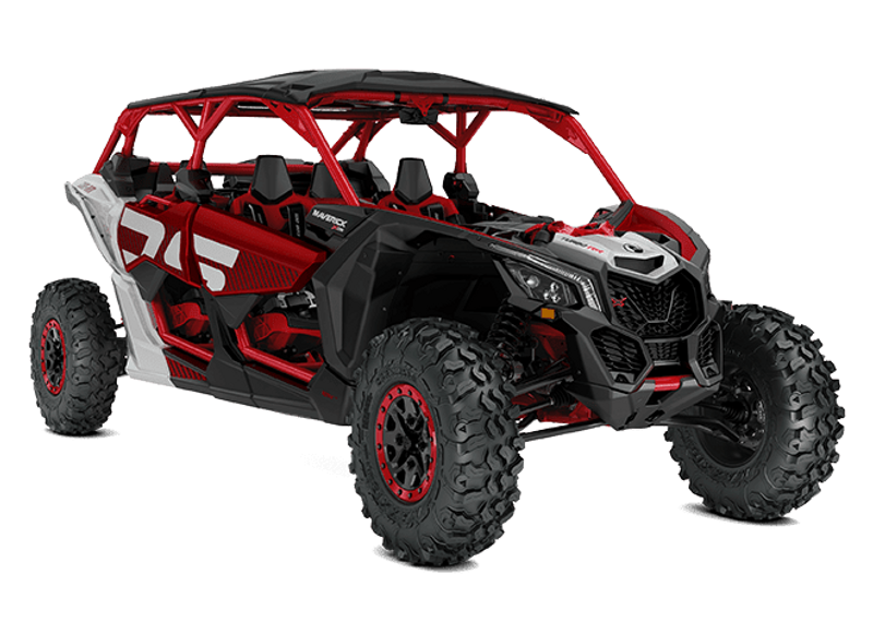 2024 Can-Am MAVERICK X3 MAX X DS TURBO RR FIERY RED AND HYPER SILVERImage 17