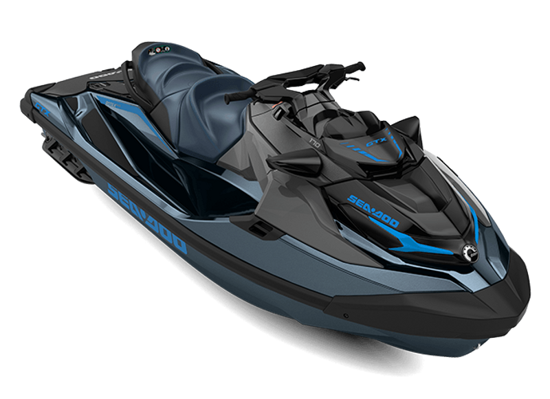 2024 SEADOO PWC GTX FISHT 170 AUD GY IBR IDF 24  in a GREY ORANGE exterior color. Family PowerSports (877) 886-1997 familypowersports.com 