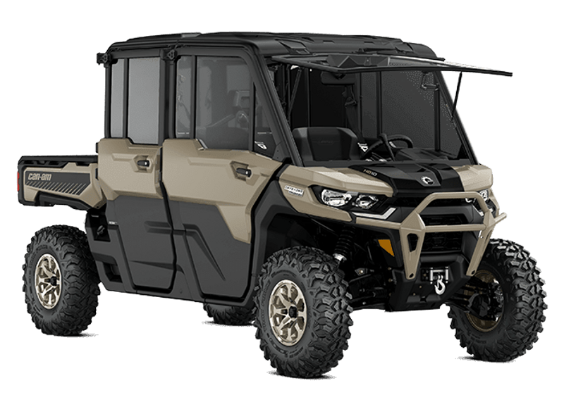 2025 Can-Am DEFENDER MAX LONE STAR CAB HD10 STEALTH BLACK Image 1