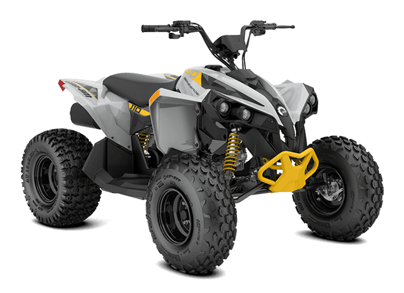 2024 Can-Am RENEGADE 110 EFI CATALYST GRAY AND NEO YELLOWImage 14