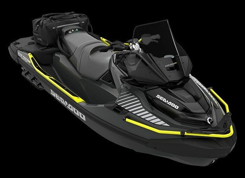 2023 Sea-Doo 17PC  in a ECLIPSE BLACK/ NEON YELLOW exterior color. Del Amo Motorsports delamomotorsports.com 