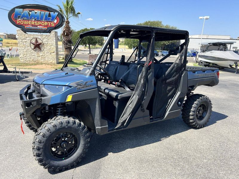 2025 Polaris RANGER CREW XP 1000 PREMIUM BLUE SLATE METALLIC SMOKEImage 1