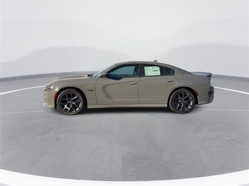 2023 Dodge Charger R/T in a Destroyer Gray exterior color and Blackinterior. McPeek