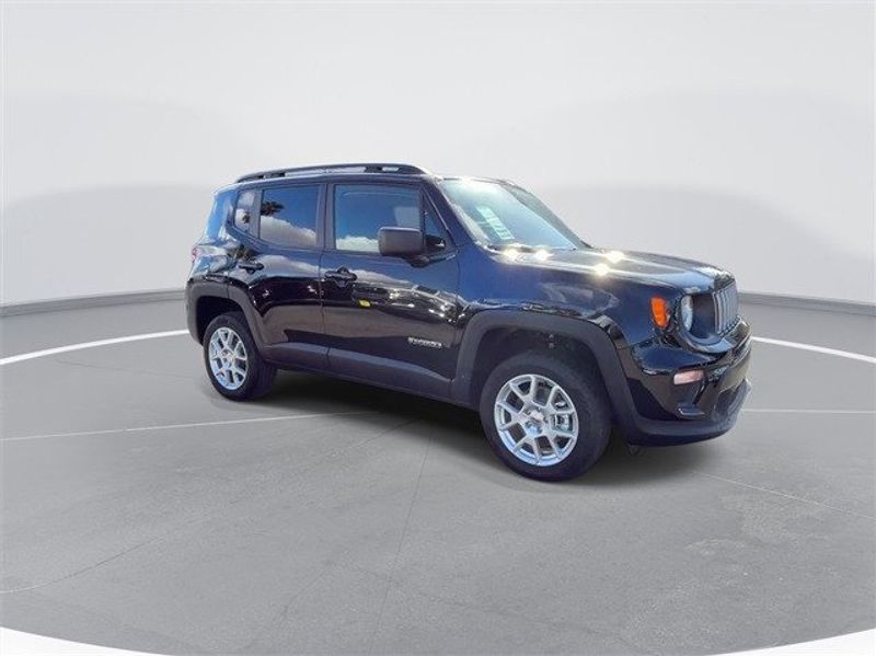 2023 Jeep Renegade Latitude 4x4 in a Black Clear Coat exterior color and Blackinterior. McPeek