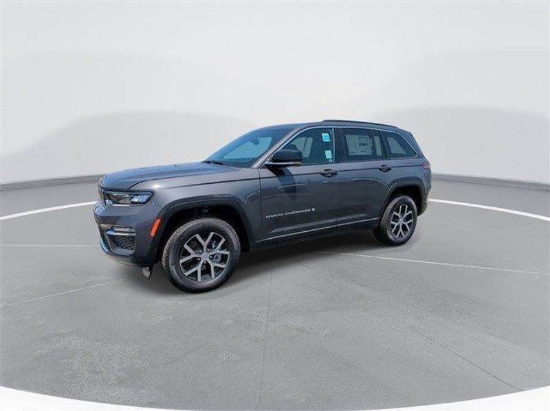 2024 Jeep Grand Cherokee Limited 4x4 in a Baltic Gray Metallic Clear Coat exterior color. McPeek