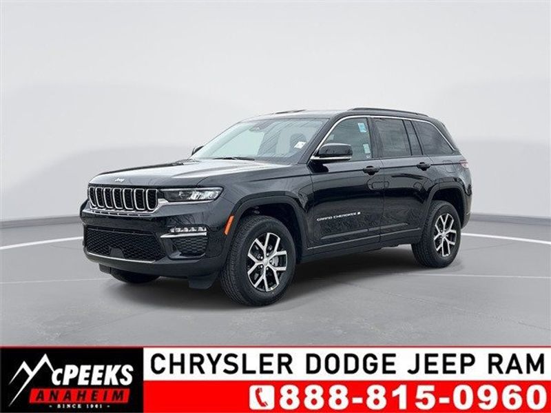 2024 Jeep Grand Cherokee Limited 4x2 in a Diamond Black Crystal Pearl Coat exterior color and Global Blackinterior. McPeek