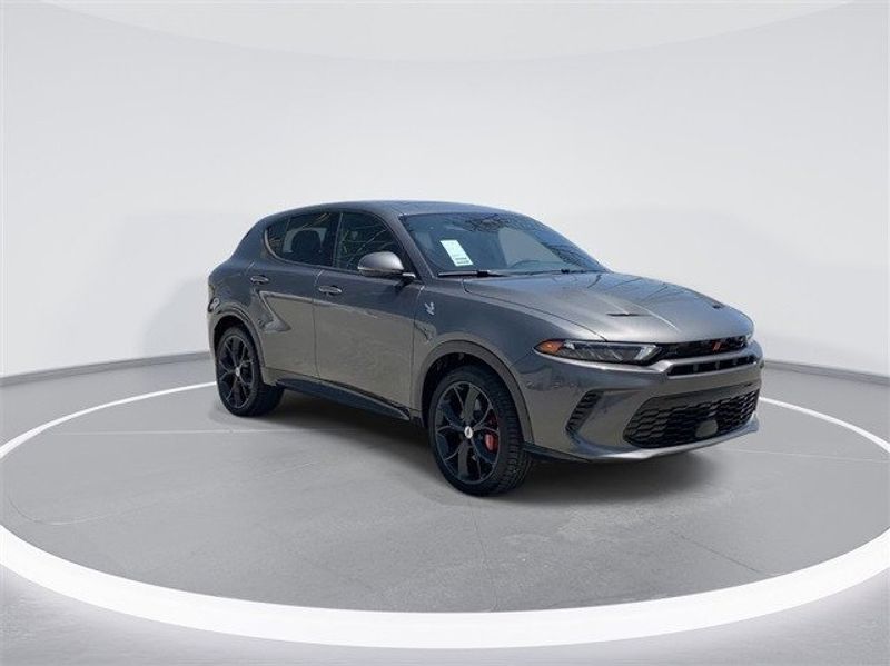 2024 Dodge Hornet R/T Eawd in a Gray Cray exterior color and Blackinterior. McPeek