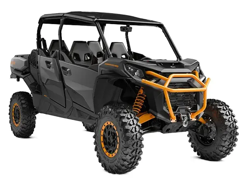 2025 Can-Am COMMANDER MAX XT 1000R MINERAL GREY AND ORANGE CRUSHImage 1