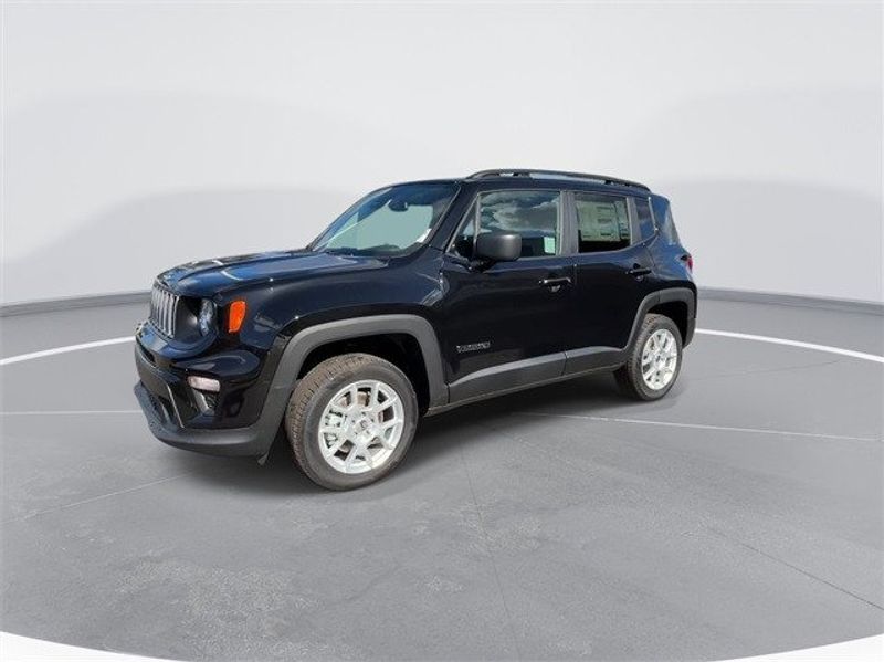 2023 Jeep Renegade Latitude 4x4 in a Black Clear Coat exterior color and Blackinterior. McPeek