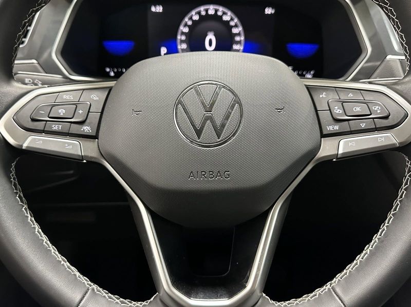 2023 Volkswagen Tiguan S w/ Dr Asst Pkg in a Platinum Gray Metallic exterior color and Black Heated Seatsinterior. Schmelz Countryside SAAB (888) 558-1064 stpaulsaab.com 