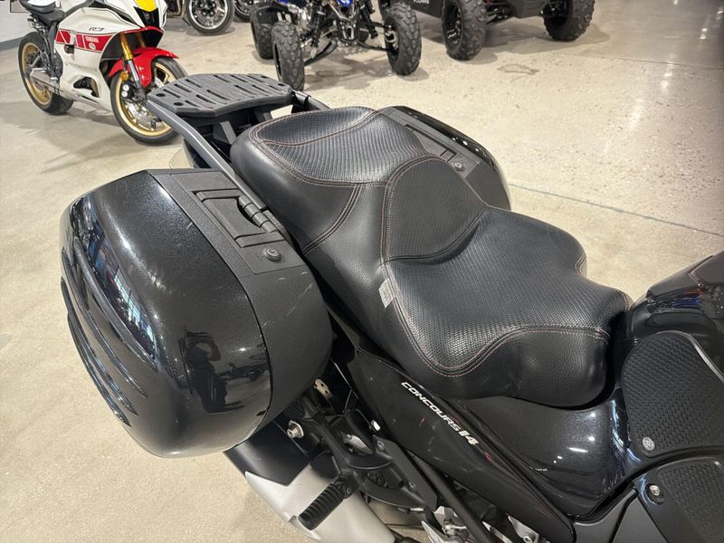 Used 2015 Kawasaki CONCOURS 14 ABS  in a BLACK exterior color. Victorville Del Amo Motorsports 760-241-7387 delamomotorsportsofvictorville.com 