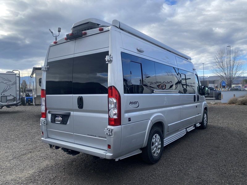 2024 ROADTREK Pivot  in a Silver Metallic exterior color and Chestnut Browninterior. Legacy Powersports 541-663-1111 legacypowersports.net 