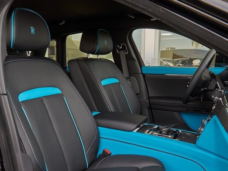 2023 Rolls-Royce Ghost  in a Black Diamond exterior color and Blackinterior. SHELLY AUTOMOTIVE shellyautomotive.com 