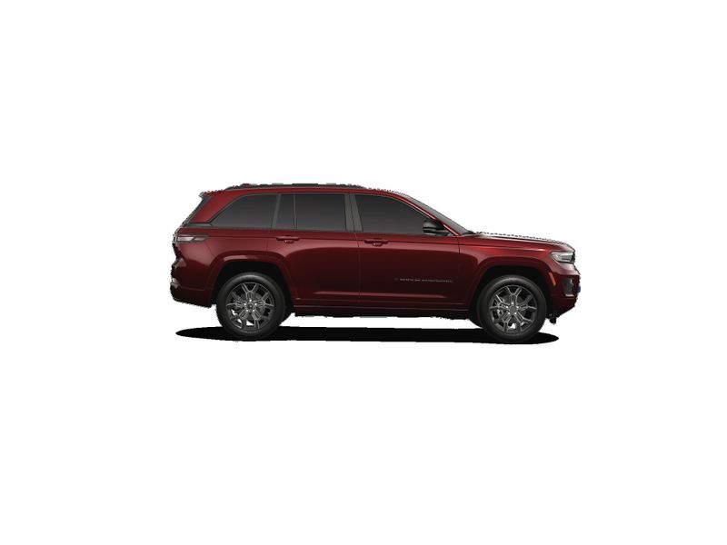 2023 Jeep Grand Cherokee 4xe Base 30th Anniversary 4x4 in a Velvet Red Pearl Coat exterior color and Global Blackinterior. BEACH BLVD OF CARS beachblvdofcars.com 