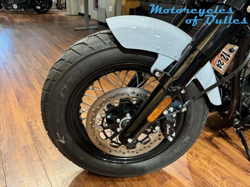 2024 Indian Motorcycle Chief Bobber Dark Horse  in a Storm Gray exterior color. Motorcycles of Dulles 571.934.4450 motorcyclesofdulles.com 