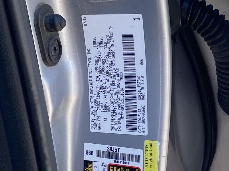 Used 2012 Toyota Tundra 2WD Truck GradeImage 30