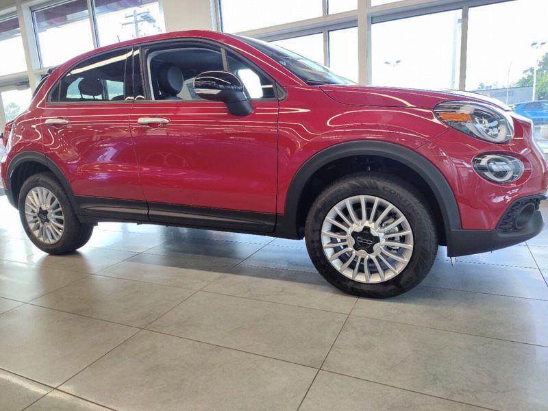 2023 Fiat 500x Pop Awd in a Passione Red exterior color and Black Heated Seatsinterior. Schmelz Countryside Alfa Romeo and Fiat (651) 968-0556 schmelzfiat.com 