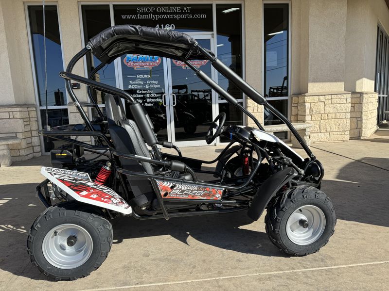 2022 TRAILMASTER BLAZER 200EX WHITE  in a WHITE exterior color. Family PowerSports (877) 886-1997 familypowersports.com 