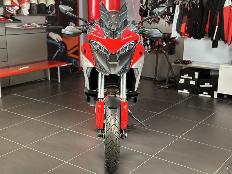 2024 Ducati MULTISTRADA V4 RALLY in a RALLY RED exterior color. Cross Country Cycle 201-288-0900 crosscountrycycle.net 
