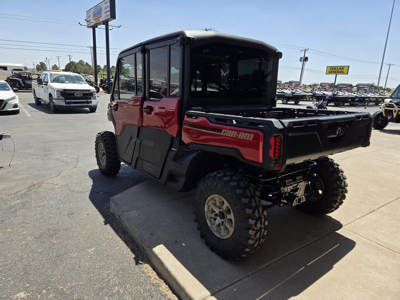 2025 Can-Am DEFENDER MAX LIMITED CAB HD10 FIERY RED Image 4