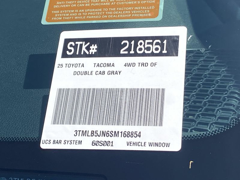 New 2025 Toyota Tacoma TRD Off RoadImage 21