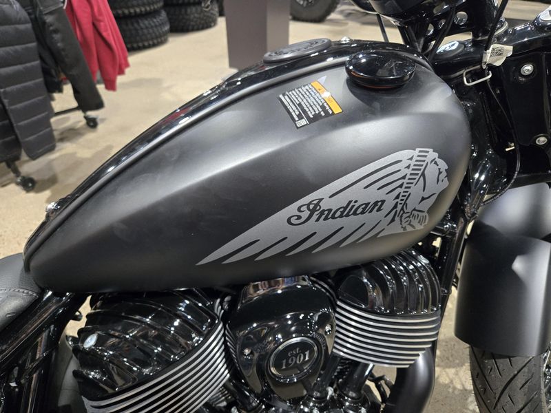 New 2025 Indian Motorcycle CHIEF BOBBER DARK HORSE BLACK SMOKE Image 11