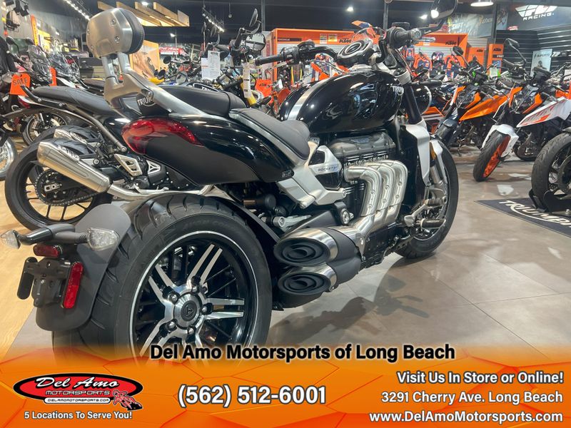 2024 Triumph ROCKET 3 GT  in a SAPPHIRE BLACK exterior color. Del Amo Motorsports of Long Beach (562) 362-3160 delamomotorsports.com 