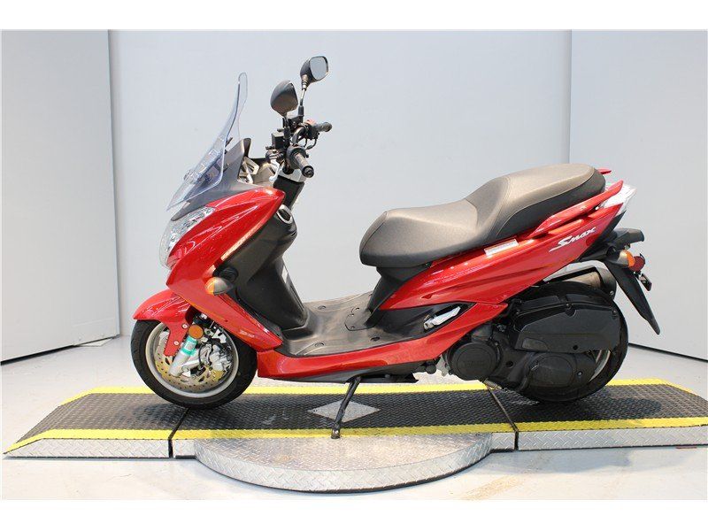 2019 Yamaha Smax in a Red exterior color. New England Powersports 978 338-8990 pixelmotiondemo.com 