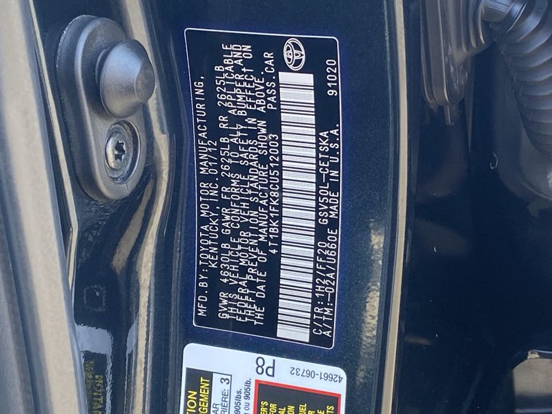 2012 Toyota Camry SEImage 31